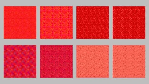 Abstract seamless dot pattern background design set 스톡 일러스트