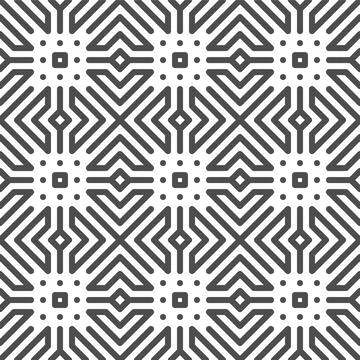 Abstract seamless dot triangle shapes pattern Stock Illustration