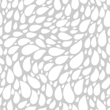Abstract seamless drop pattern. Monochrome texture. Repeating geometric simple Stock Illustration