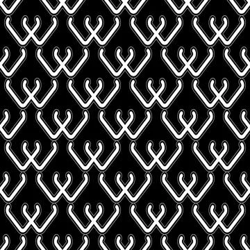 Abstract seamless editable pattern for texture, textiles, packaging and simpl Stock Illustration