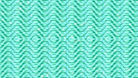 Abstract seamless emerald green zig-zag ripple texture loop background Stock Footage 336505994