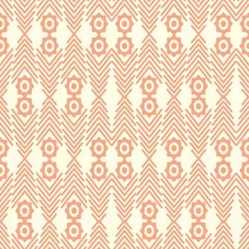 Abstract seamless ethnic pattern. Illustrazione stock