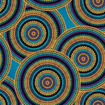 Abstract Seamless Ethnic Style Pattern Stock Illustration