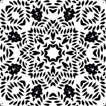 Abstract seamless floral background Stock Illustration