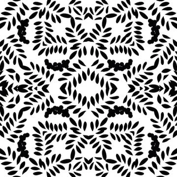 Abstract seamless floral background Stock Illustration