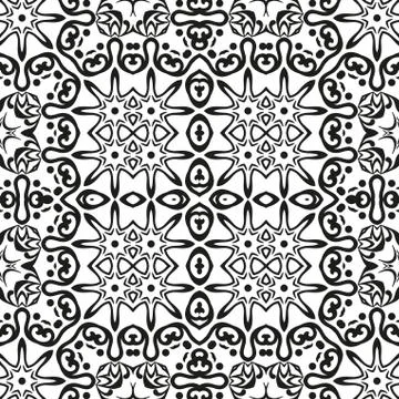 Abstract seamless floral background Stock Illustration