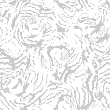 Abstract seamless floral pattern with dots and leaves. Stock Illustration