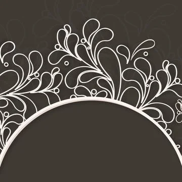 Abstract seamless floral pattern. 库存插图