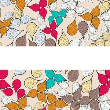 Abstract seamless floral pattern. Stock Illustration