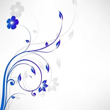 Abstract seamless floral pattern. Stock Illustration