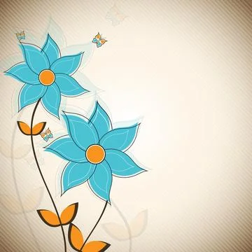 Abstract seamless floral pattern. Stockillustratie