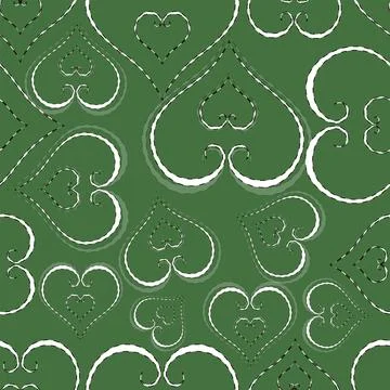 Abstract seamless floral pattern. Illustrazione stock