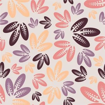 Abstract seamless floral pattern. Stockillustratie