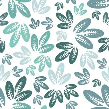 Abstract seamless floral pattern. Illustrazione stock