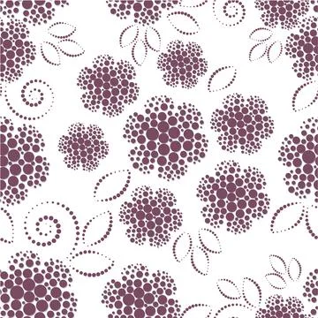 Abstract seamless floral pattern. Stock Illustration