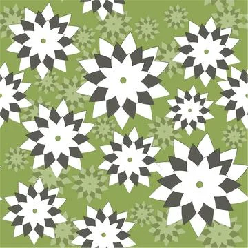 Abstract seamless floral pattern. Illustrazione stock
