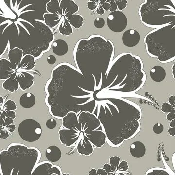 Abstract seamless floral pattern. Stock Illustration