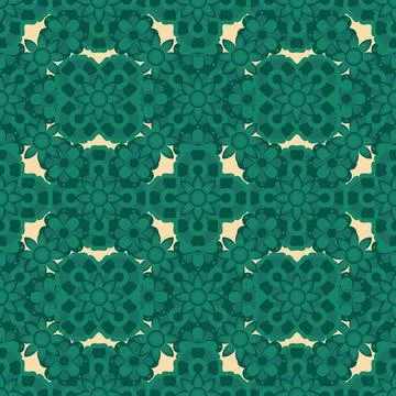 Abstract seamless flower pattern. Repeat pattern. Stock Illustration