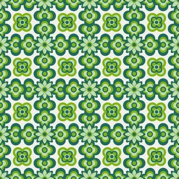 Abstract seamless flower pattern. Repeat pattern. Stock Illustration
