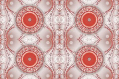 Abstract seamless fractal pattern. Digital artwork for graphic design Stock Illustration