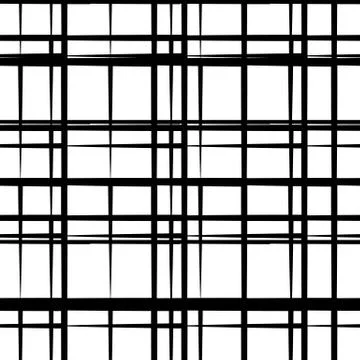 Abstract seamless geometric background / pattern. Monochrome repeatable vecto Stock Illustration