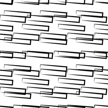 Abstract seamless geometric background / pattern. Monochrome repeatable vecto 스톡 일러스트