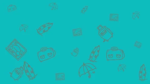 Abstract Seamless Geometric Pattern Background with Futuristic 2025 Design Style Stock Footage 344909828