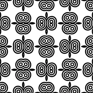 Abstract seamless geometric pattern, background. Repeatable vector illustrati Stockillustratie