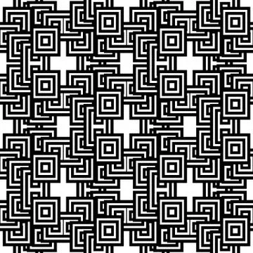 Abstract seamless geometric pattern, background. Repeatable vector illustrati Stock Illustration