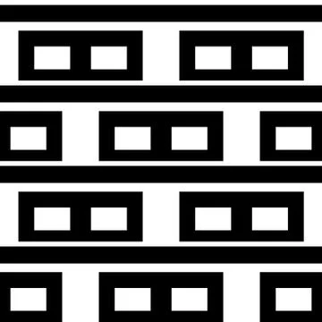 Abstract seamless geometric pattern, background. Repeatable vector illustrati Stock Illustration