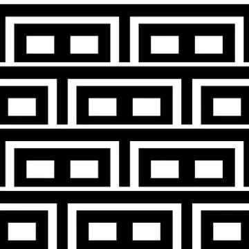 Abstract seamless geometric pattern, background. Repeatable vector illustrati Stockillustratie