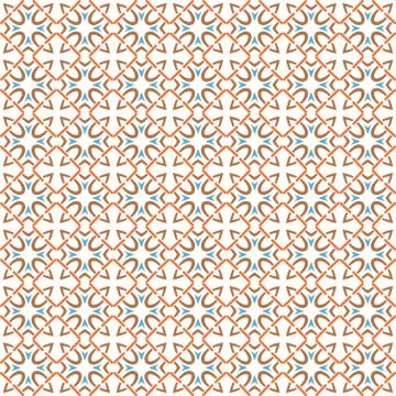 Abstract seamless geometric pattern background with lines, oriental ornaments Stock Illustration