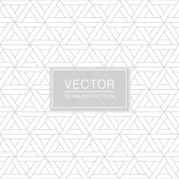 Abstract seamless geometric pattern - creative triangle white and grey texture Иллюстрация