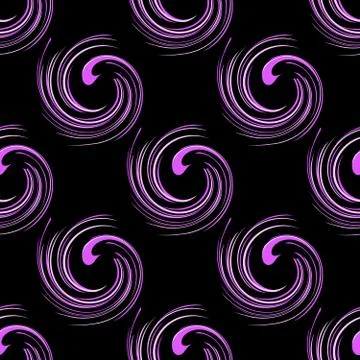 Abstract seamless geometric pattern on a dark background Stock Illustration