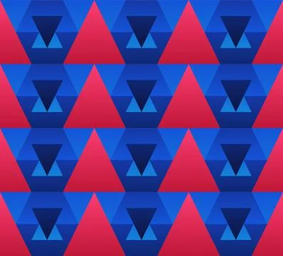 Abstract seamless geometric pattern of diamonds and triangulars 스톡 일러스트