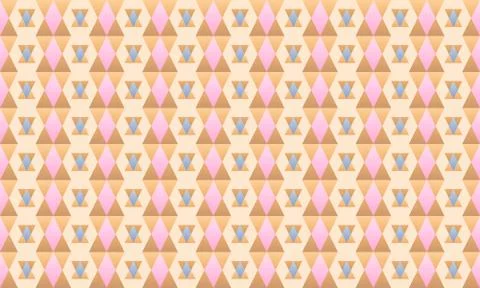 Abstract seamless geometric pattern of diamonds and triangulars 스톡 일러스트