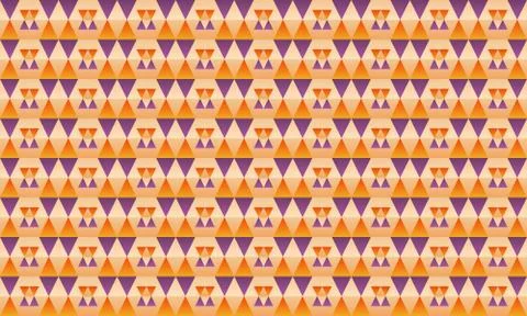 Abstract seamless geometric pattern of diamonds and triangulars 스톡 일러스트