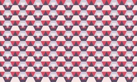 Abstract seamless geometric pattern of diamonds and triangulars 스톡 일러스트