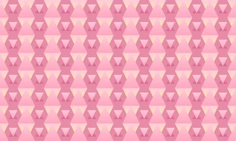 Abstract seamless geometric pattern of diamonds and triangulars Stock Illustration
