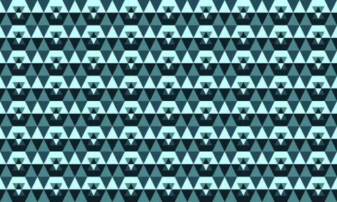 Abstract seamless geometric pattern of diamonds and triangulars 스톡 일러스트