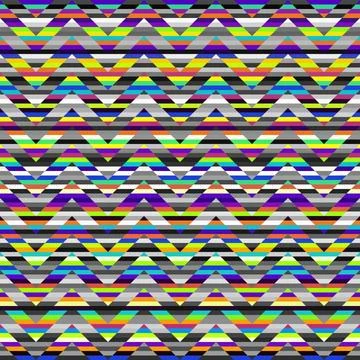 Abstract seamless geometric pattern. Geometric vector image. Symmetric pattern Stock Illustration