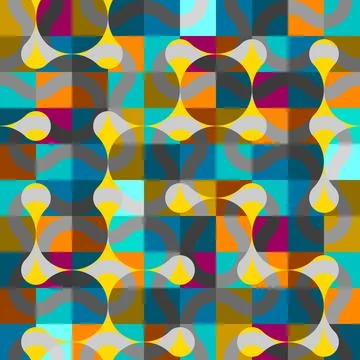 Abstract seamless geometric pattern. Geometric vector image. Stockillustratie