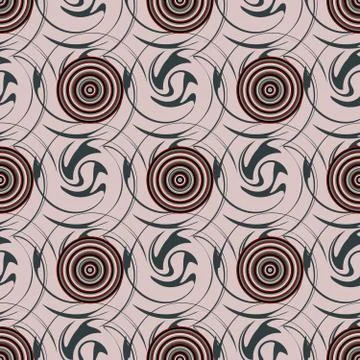 Abstract seamless geometric pattern Stock Illustration
