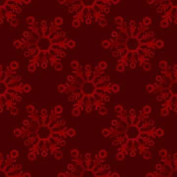 Abstract seamless geometric pattern with snowflakes. A simple modern fashiona Illustrazione stock