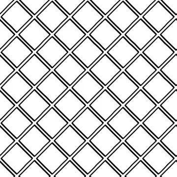 Abstract seamless geometric pattern with square elements. Simple mosaic textu Stock Illustration