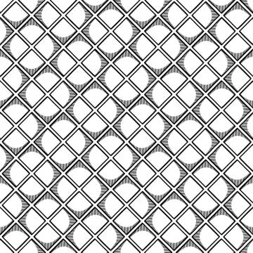 Abstract seamless geometric pattern with square elements. Simple mosaic textu Stock Illustration