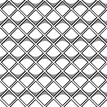 Abstract seamless geometric pattern with square elements. Simple mosaic textu Stock-Illustration