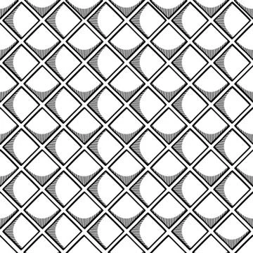 Abstract seamless geometric pattern with square elements. Simple mosaic textu イラスト素材