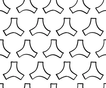 Abstract seamless geometric pattern with triangular elements. Simple mosaic Stock Illustration