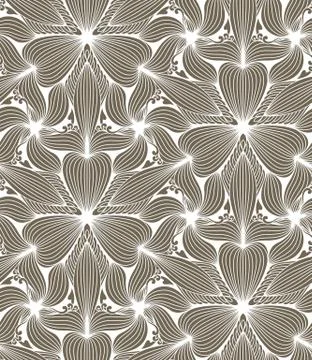 Abstract seamless geometric pattern, vector illustration. Stock Illustration